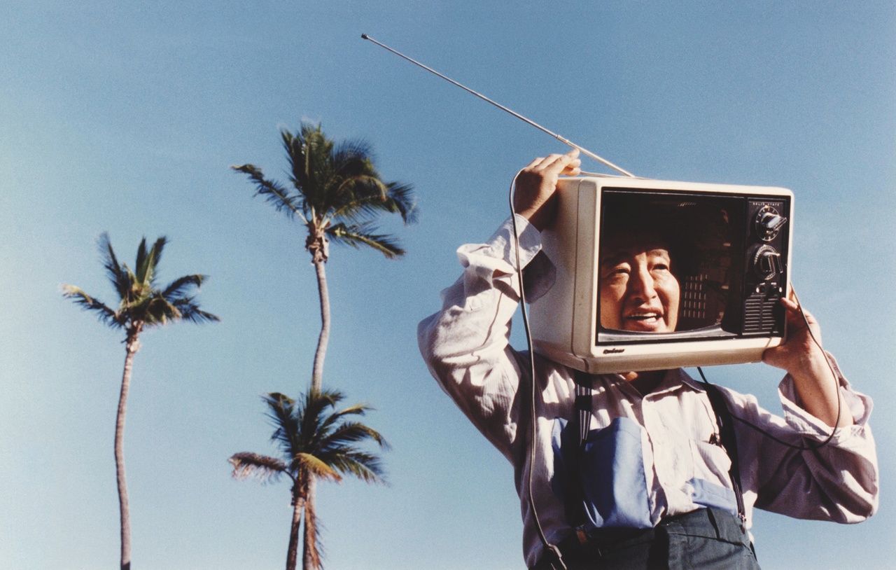 Nam June Paik in Miami, 1990